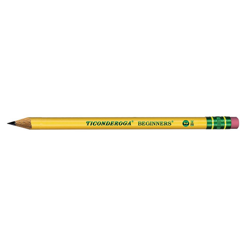 Ticonderoga Madera Con Carcasa Lápices Principiante, 2 Hb Bl