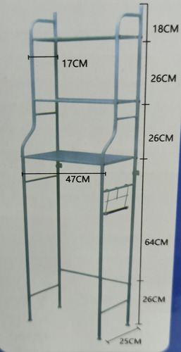 Imagen 5 de 7 de Mueble Organizador Sobre Water De Metal Tm-010 Circuit