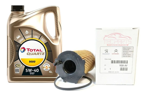 Kit Filtro Aceite + Total 9000 Ford Fiesta 1.4 Tdci