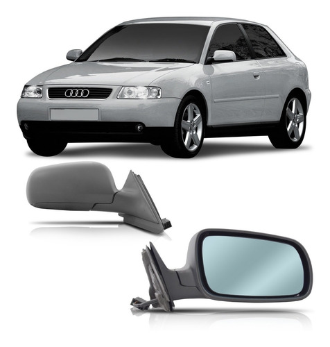 Retrovisor Audi A3 2 Portas 01 A 06 Eletrico C/ Desembaçador