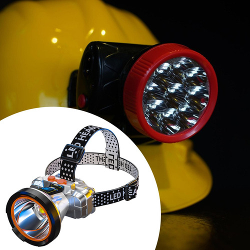 Linterna Frontal Led, Impermeable, Cómoda, Ligera,