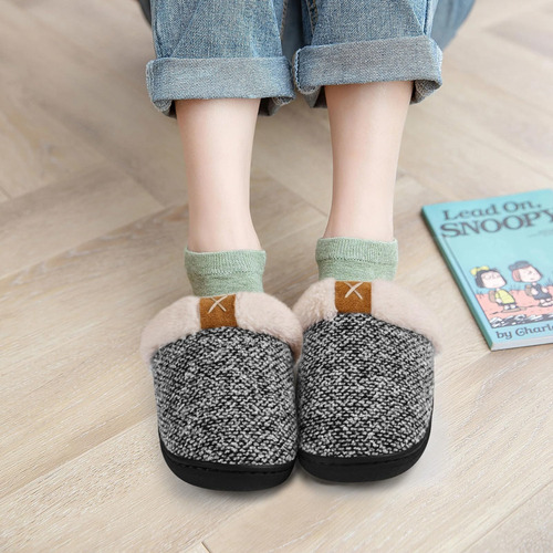 Acogedoras Zapatillas De Casa De Espuma Con Memoria