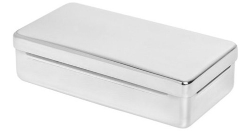Kit Inox Estojo 18x8x3cm + Bandeja 22x12cm Econox Fami