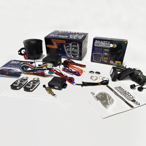 Kit Combo Alarma Codigo Variable Scv01 + Inmovilizador Ssi02