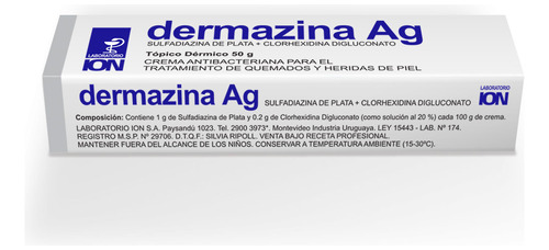 Crema Dermazina Ag Ion® 50g