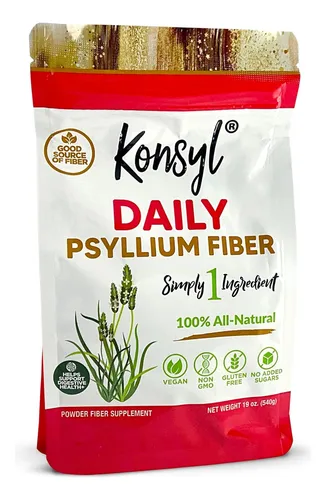 Fibra Psyllium En Polvo 540g Apoyo Salud Digestiva Apto Para
