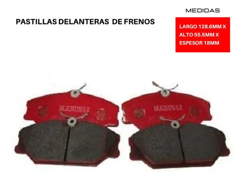 Pastilla De Freno Renault Laguna I B56 1.6 1998 2001