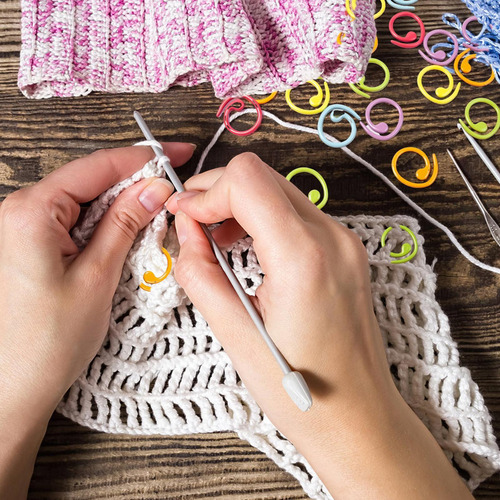 Para J0yf Marcador De Puntos Para Crochet Anillo Marcador