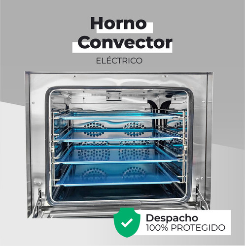 Horno Convector Electrico Ascada H600 4 Bandejas 44x32