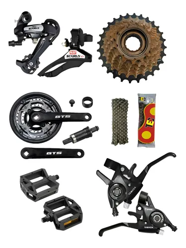 Kit 21 Marchas Câmbios Tipo Shimano Relação Bike Aro 26 E 29