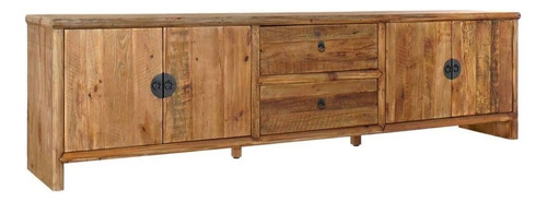 Rack De Tv Aparador Buffet Madera Maciza Rustica Lcm