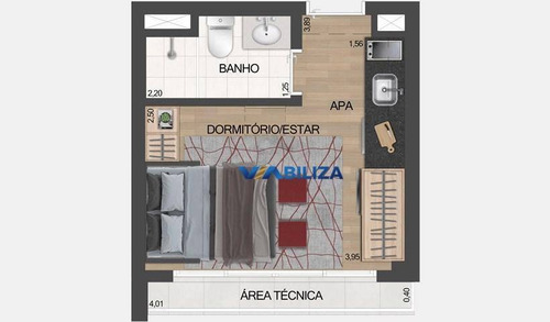 Studio À Venda, 28 M² Por R$ 422.630,00 - Vila Mariana - São Paulo/sp - St0043
