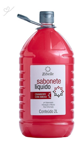 Sabonete Líquido Cranberry E Ameixa Zibelle 2 Litros