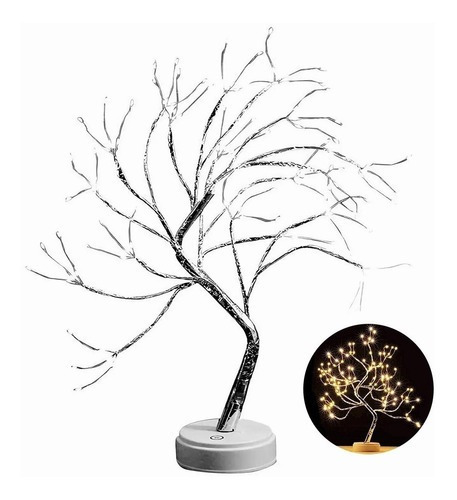 Lámpara Led Árbol Bonsai Luces Hadas Color de la estructura Blanco cálido