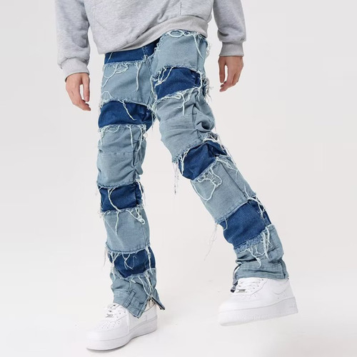 Streetwear Jeans Pantalones Vaqueros Para Hombre