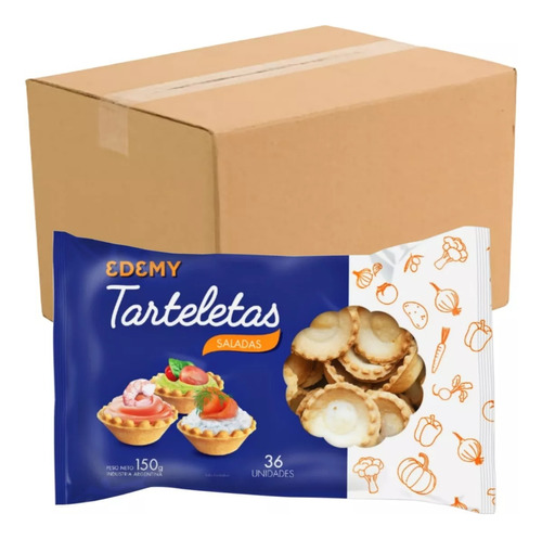 Tarteletas Saladas Edemy X12 Paquetes