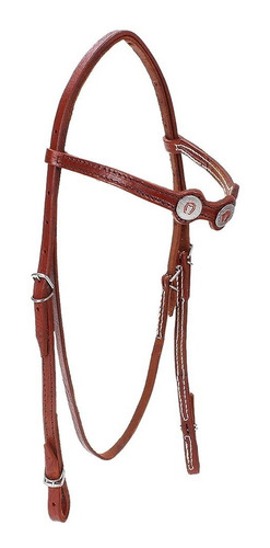 Cabeçada Para Cavalo Com Afogador Bronc-steel Havana 23684