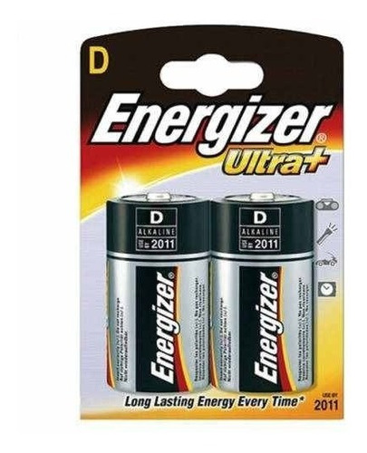 Pila Grande Energizer D  Blister X 2 Unidades