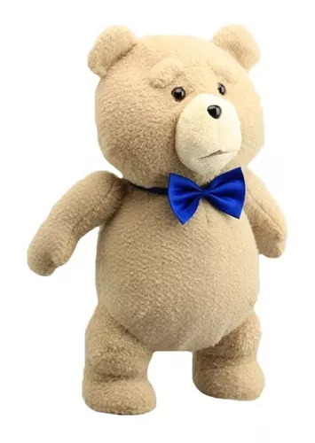 Brinquedo Pelúcia Urso Ted com Roupa Branca: Filme Ted 2 Teddy