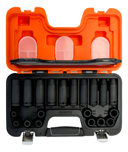 Juego De Dados De Impacto 1/2 20 Pzs Bahco Modelo D-dd/s20