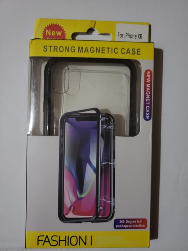 Funda Magnetica 360° 2 Cristal Para  iPhone XS Max/xr/x/7+