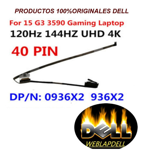 Cable Flex De Video Dell G3 3590 Cn-0936x2  