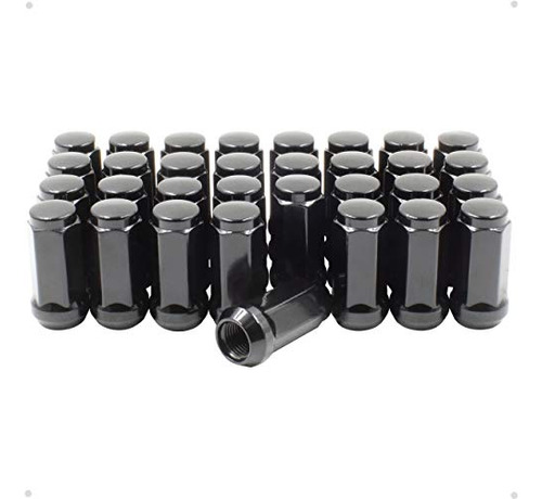 Lug Nuts Acorn 14x2.0 32 Pcs Ford Excursion F250 F350