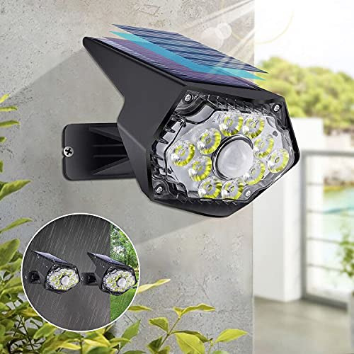 Proastar Luces Solares Para Jardin Al Aire Libre, 10 Led, Lu