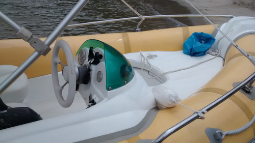 Bote Inflável Completo Com Envirude 60 Hp (zefir -flex Boat)