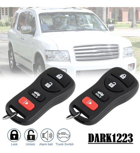 2 Control Remoto Nissan Quest 2004 Al 2009 Kbrastu15