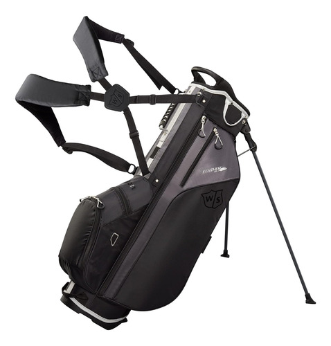 Bolsa De Soporte Wilson Staff Golf Black Charcoal Silver