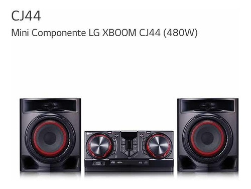 Minicomponente LG Cj44 Equipo Sonido Xboom 480w Bluetooth