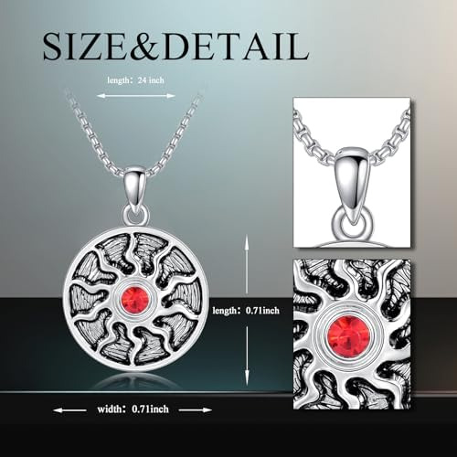Colar Silbaz Grego Deus Do Sol Apollo Para Homens Com Pinge