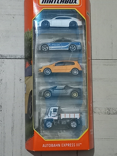 Matchbox Paquete De 5 Autos