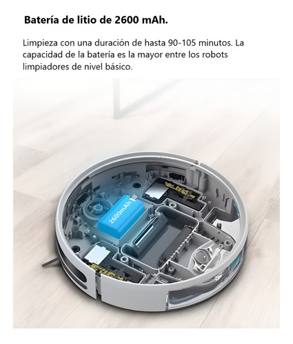 Mamibot Robot Aspiradora 2 En 1 Para Barrer Y Trapear