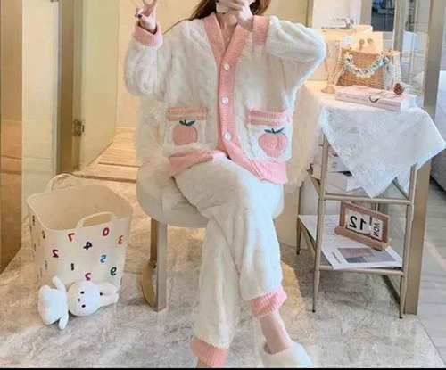 Pijamas De Felpa Completo Para Mujer EnvĂo A Provincia