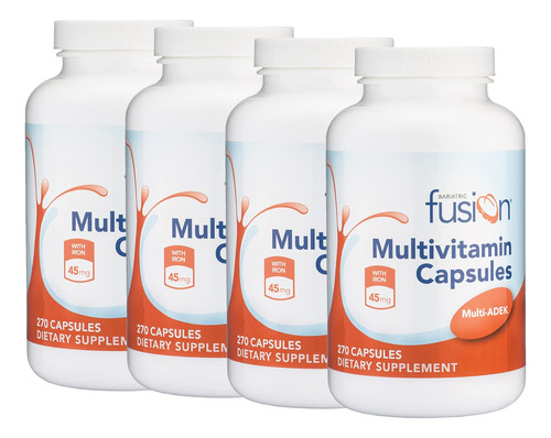 Bariatric Fusion Capsula Multivitaminica Alta Adek Con Hierr