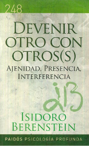 Libro Devenir Otro Con Otros (s) De Isidoro Berenstein