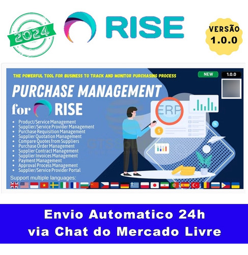 Módulo Rise Crm - Purchase Management Plugin For Rise Crm