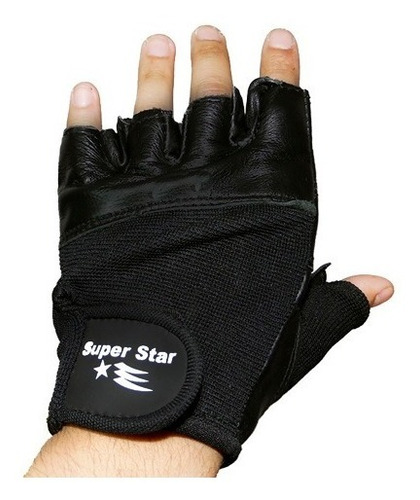 Guantes Multiuso Bicicleta Lev. Pesas 100% Cuero Superstar