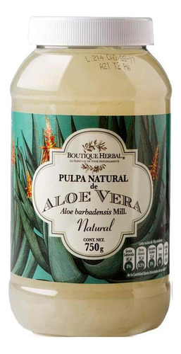 Pulpa Natural De Aloe Vera 750 G