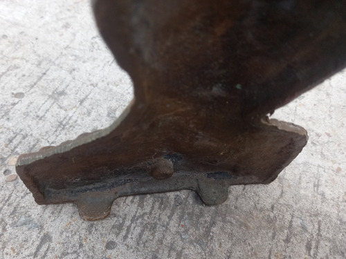 Antigua Figura Rostro En Bronce De Juan Domingo Perón (Usado)