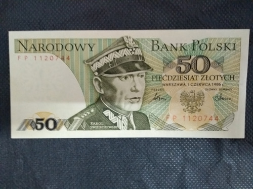 Cedula De 50 Zlotych Da Polônia 