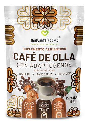 Café De Olla Funcional Con Hongos Adaptógenos Balan Food 