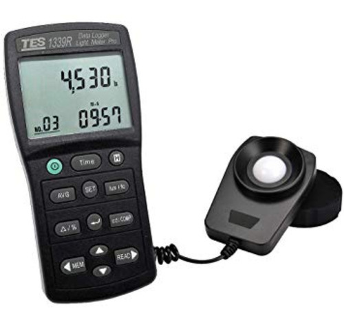 Luxómetro Tes-1339r Medidor Luz Datalogger Data Logger Datos