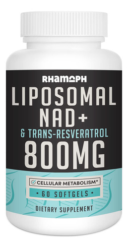 Rhamoph Nad+ Liposomal 800 Mg Con Trans-resveratrol 300 Mg,