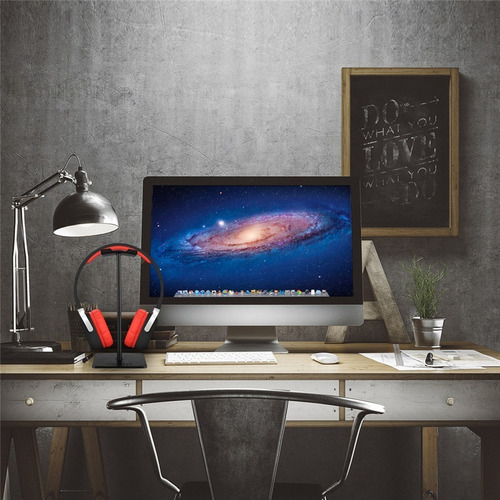 Imagen 8 de 8 de Soporte Auriculares Gamer Metalico Aluminio Base Stand