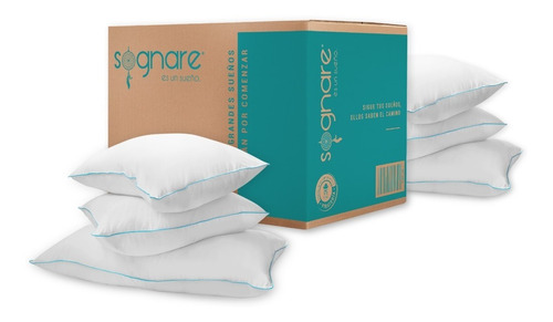 Sognare® Nuo Almohada Estándar 6 Pack