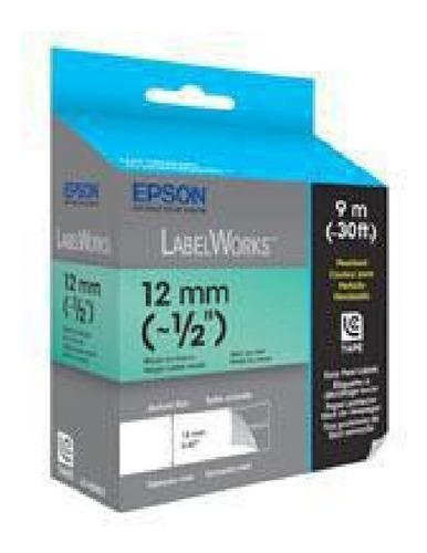 Epson  Cinta Lc-4gbl9 Lw-300/lw-400 12 Mm Negro/verde