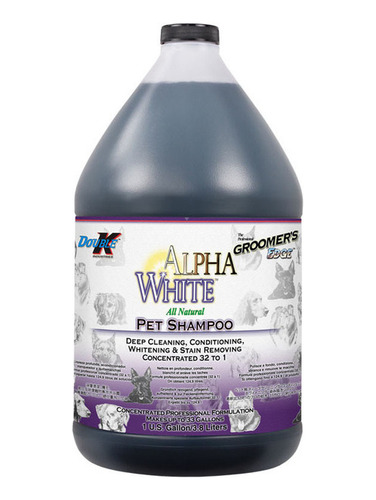 Shampoo Alpha White Galón Double K
